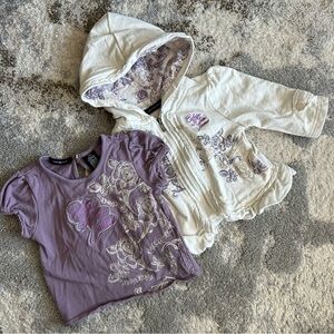 Calvin Klein girl 2 piece top set 12 months
